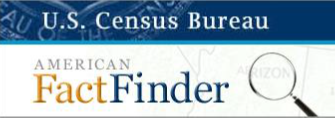 US Census Bureau American Fact Finder Research Platform