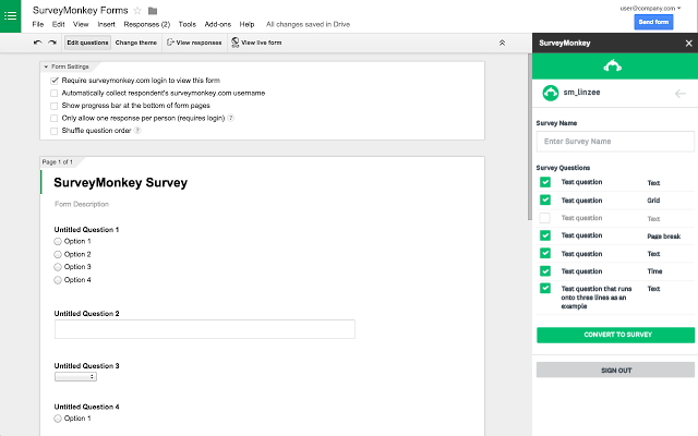 Survey Monkey Research Platform