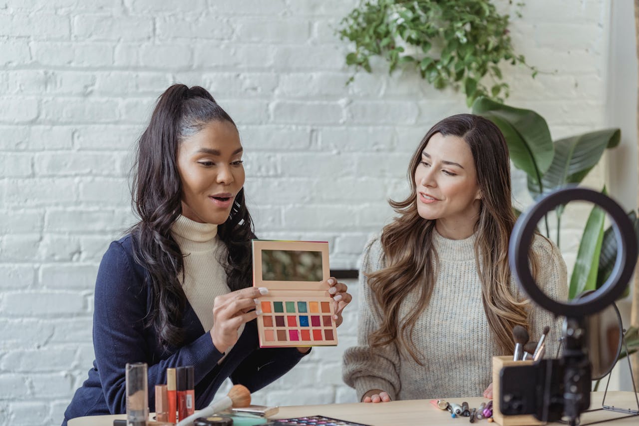 Social media marketing influencer marketing video content for make-up brand in Seattle and Bellevue WA