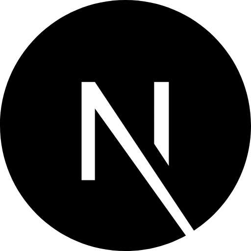Next.js icon logo for local web developers