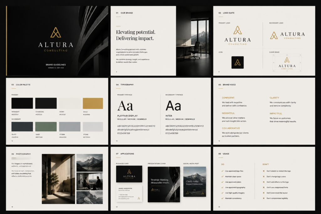 Brand guidelines by Symphysis Marketing Solutions in Puyallup, Seattle, and Bellevue, WA