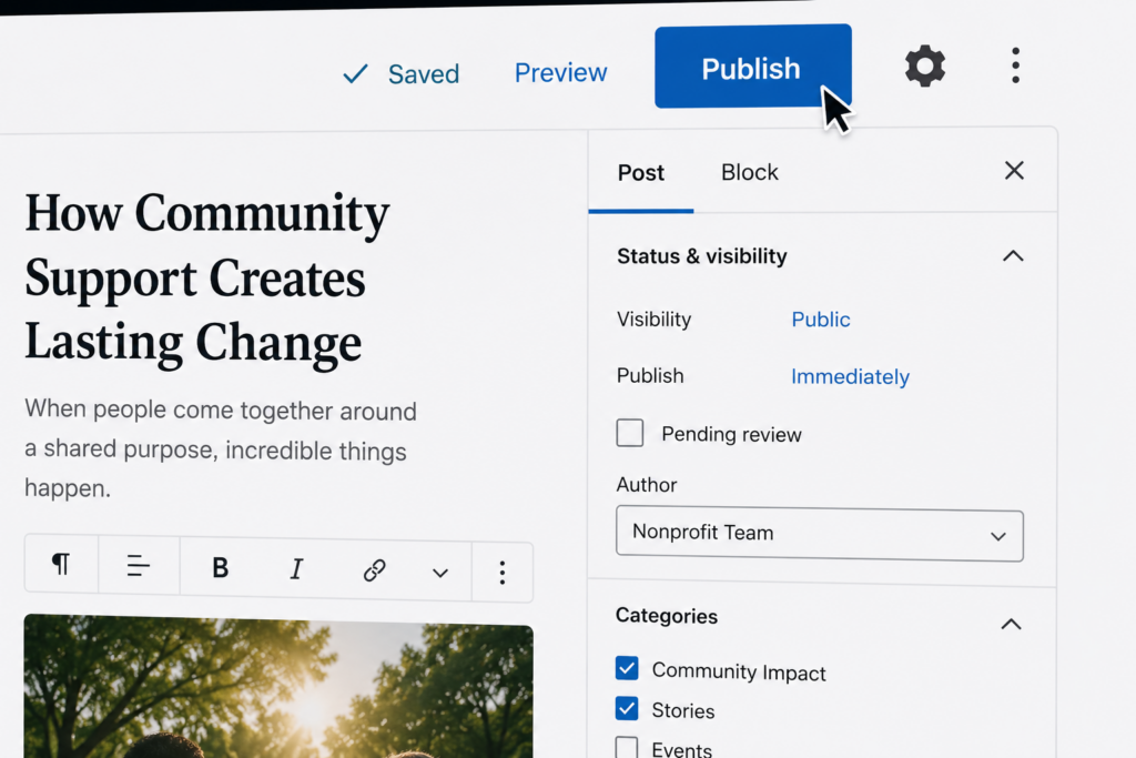 Publishing an article for a content marketing client of Symphysis Marketing Solutions in Seattle, Bellevue, and Puyallup, WA