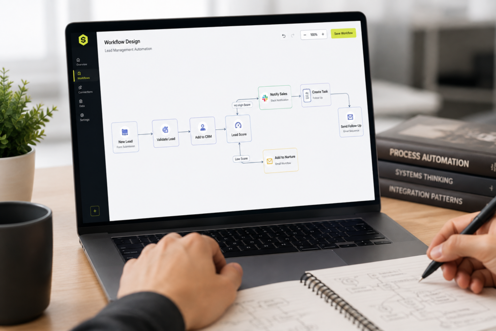 Creating automation system for business operations